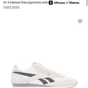 Reebok White and Black Athletic Shoes